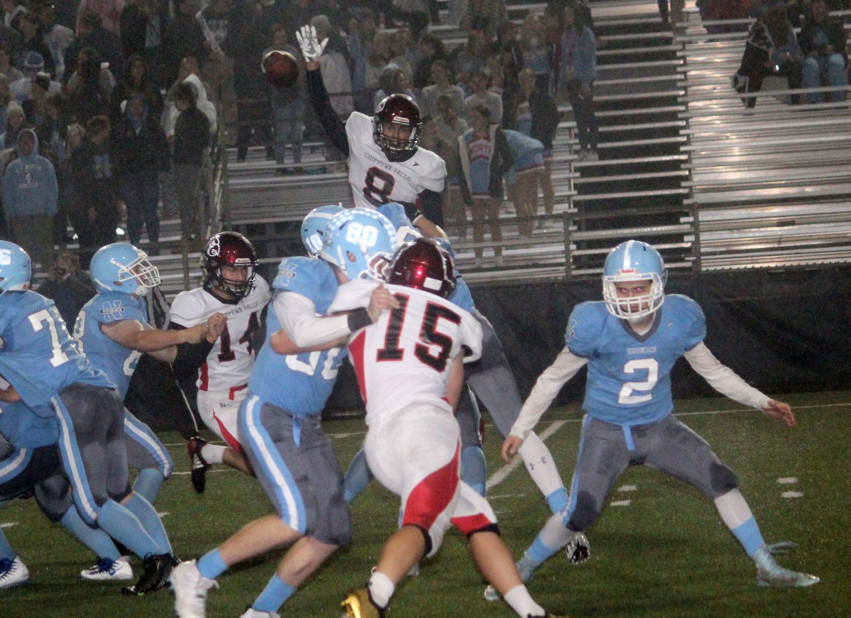 Chi-Hi football at Eau Claire North 10-5-18